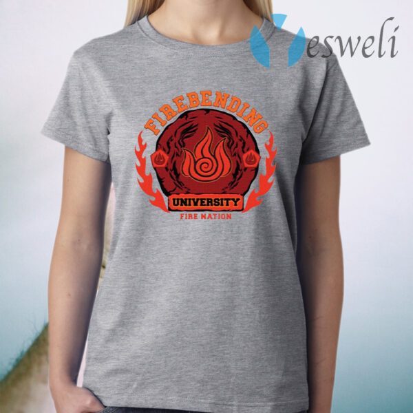 Fire Bending University Logo Fire Nation T-Shirt