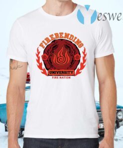 Fire Bending University Logo Fire Nation T-Shirts