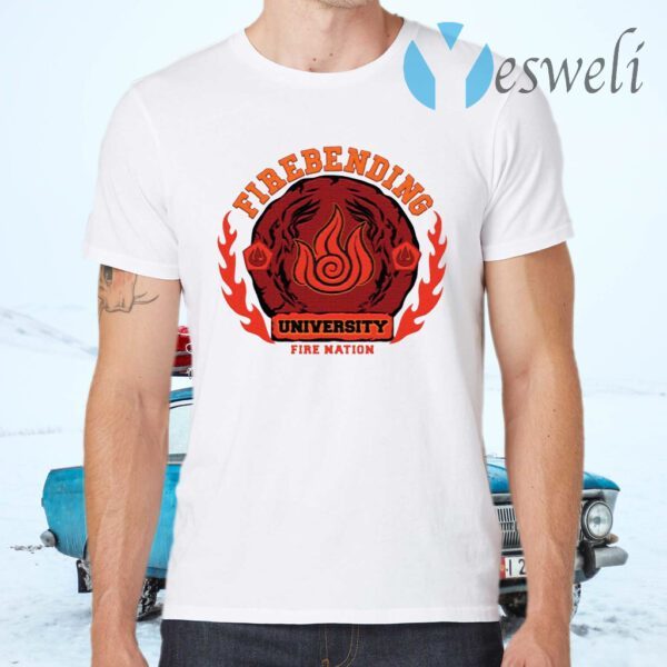 Fire Bending University Logo Fire Nation T-Shirts