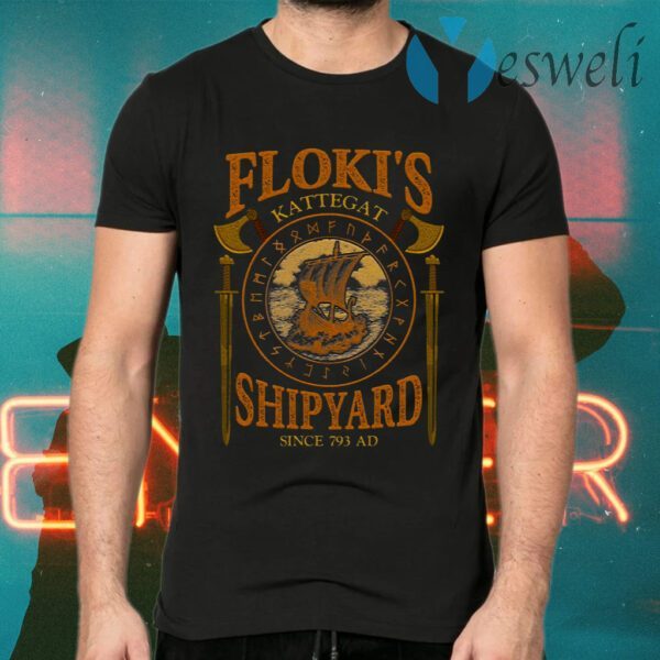 Floki’s Shipyard Since 793 AD Kattegat T-Shirts