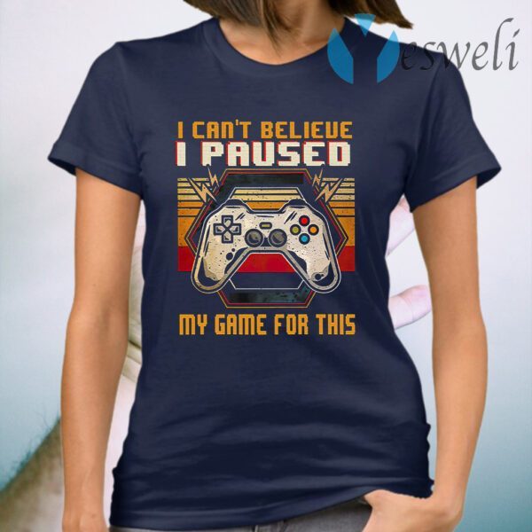 I Can't Believe I Paused My Game For This Vintage T-Shirt