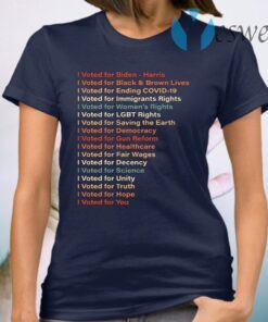 I Voted for Biden Harris T-Shirt