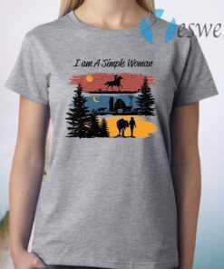 I am a simple woman Horse T-Shirt