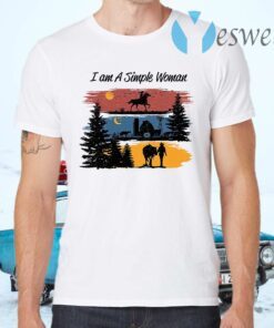 I am a simple woman Horse T-Shirts