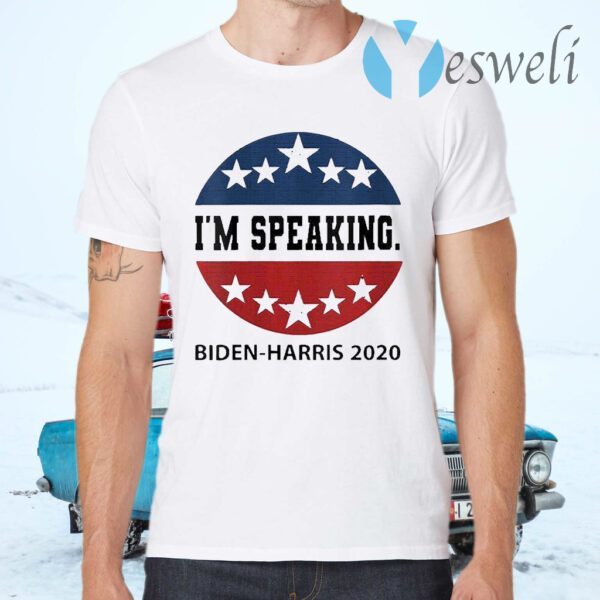 I’m Speaking VP Debate Harris Kamala Quote Biden-Harris 2020 T-Shirts