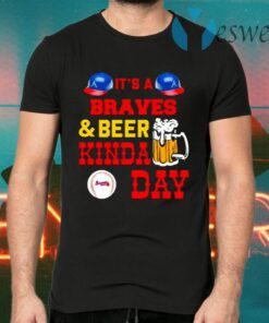 It’s Braves And Beer Kinda Day Football T-Shirts