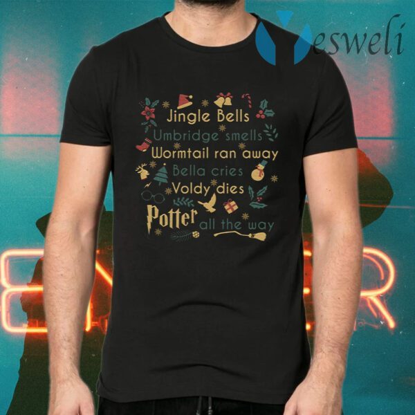 Jingle Bells Potter All The Way T-Shirts