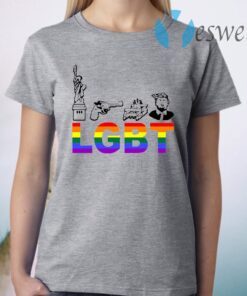 LGBT Liberty Guns Trump T-Shirt