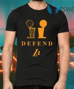 Lebron Lakers Trophy Defend T-Shirts