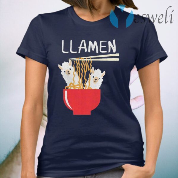 Llama eat llamen T-Shirt