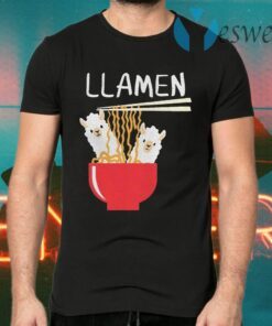 Llama eat llamen T-Shirts