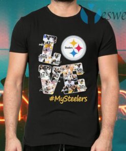 Love Pittsburgh Steelers #MySteelers signatures T-Shirts