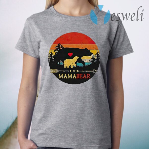 Mama bear vintage sunset T-Shirt