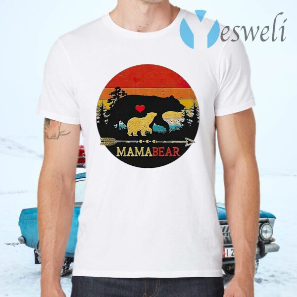 Mama bear vintage sunset T-Shirts