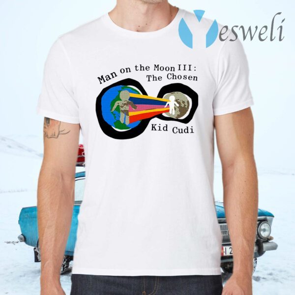 Man on the moon 3 vinyl T-Shirts