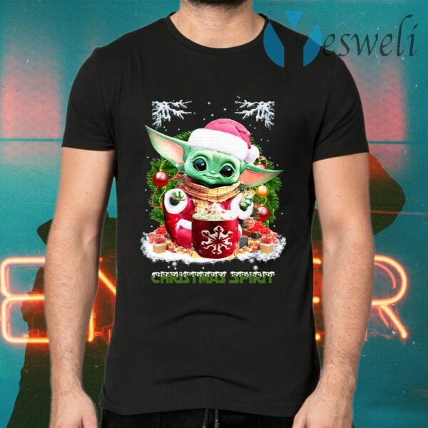 Merry Christmas Baby Yoda Spirit T-Shirts