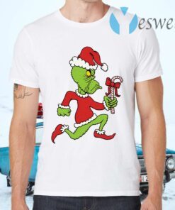 Merry fuckin x mas Grinch Christmas T-Shirts