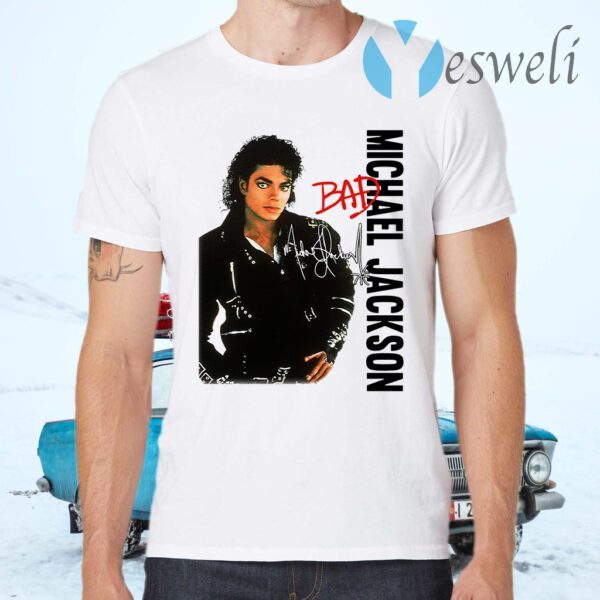 Michael Jackson bad signature T-Shirts