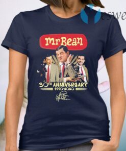 Mr Bean 30th anniversary 1990 2020 signature T-Shirt