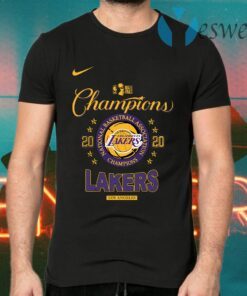 NBA 2020 Finals Champions 2020 Los Angeles Lakers T-Shirts