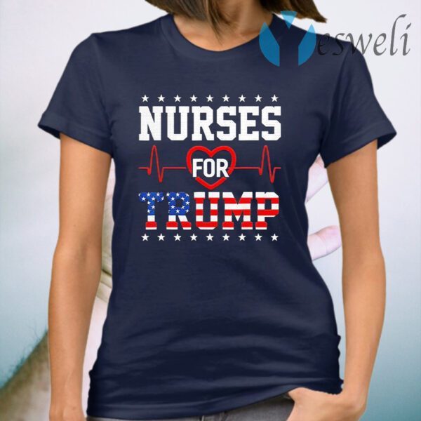 Nurses For Trump Shirt Funny Pro Trump Nurse T-Shirt