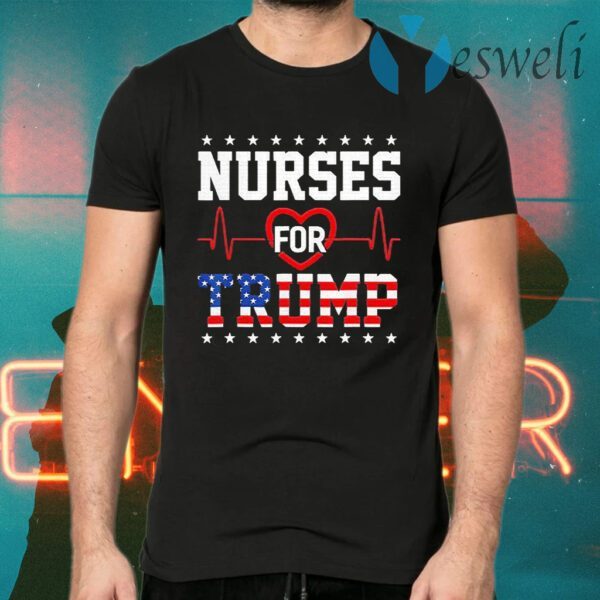 Nurses For Trump Shirt Funny Pro Trump Nurse T-Shirts