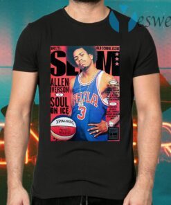 Old school issue Slam Allen Iverson Soul On Ice T-Shirts