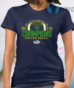 Oregon Ducks 2020 PAC-12 Football Champions T-Shirt