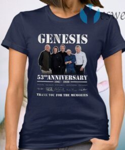 Original Genesis 53rd anniversary 1967-2020 thank you for the memories T-Shirt