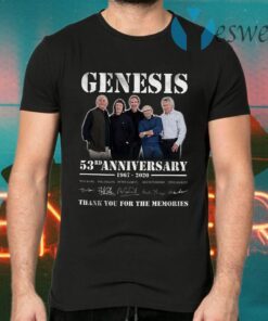 Original Genesis 53rd anniversary 1967-2020 thank you for the memories T-Shirts