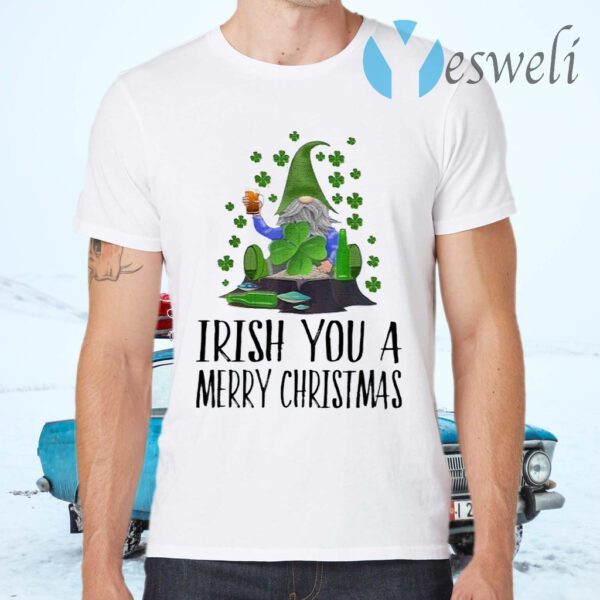 Premium Gnome Irish You A Merry Christmas 2020 T-Shirts