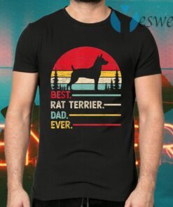 Rat Terrier Best Dad Ever Dog T-Shirts