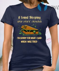 Rip If Found Sleeping Do Not Wake I’m Sorry For What I Said T-Shirt