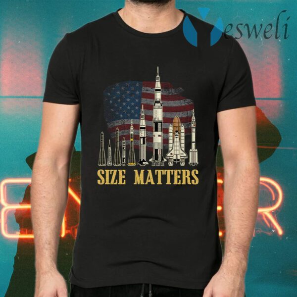 Rocket Size Matters Vintage Retro T-Shirts