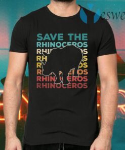 Save the rhinoceros environmentalist T-Shirts