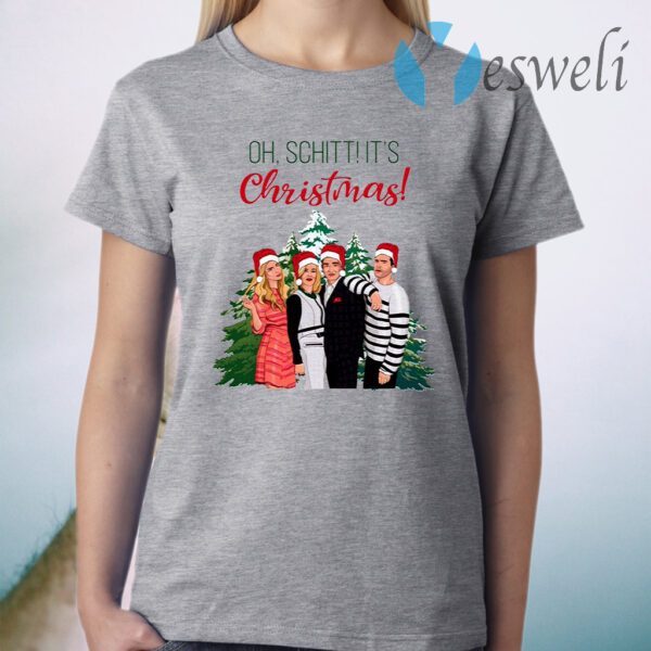 Schitt’s Creek Characters Oh Schitt It’s Christmas T-Shirt