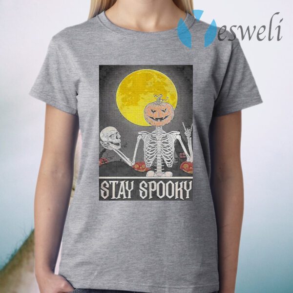 Skeleton Stay Spooky Halloween T-Shirt