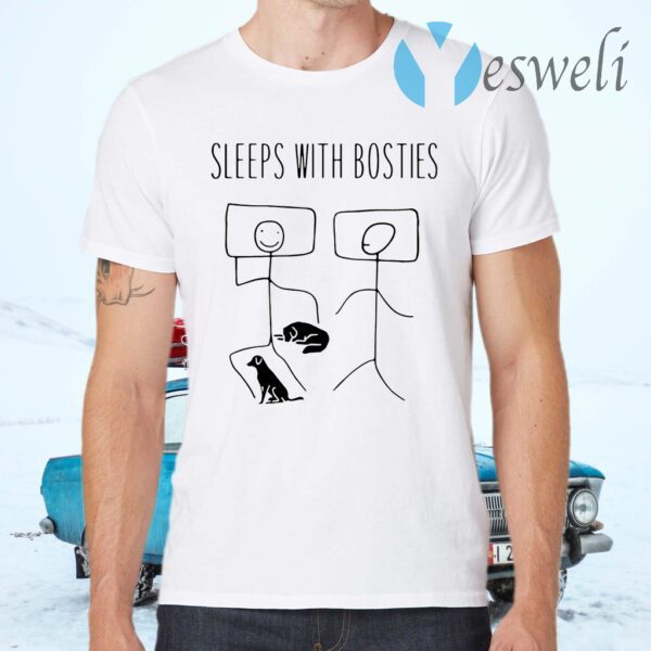 Sleeps with bosties T-Shirts