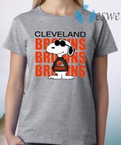 Snoopy Cleveland Browns Browns Browns T-Shirt