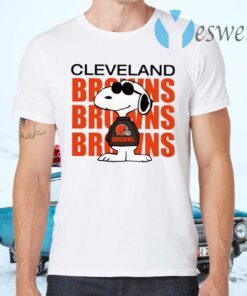 Snoopy Cleveland Browns Browns Browns T-Shirts