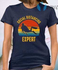 Social Distancing Expert Scuba Diving T-Shirt