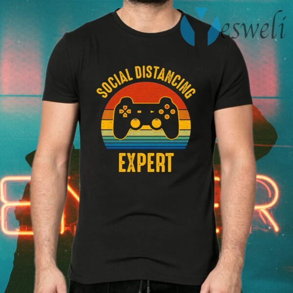 Social Distancing Expert Video Game T-Shirts