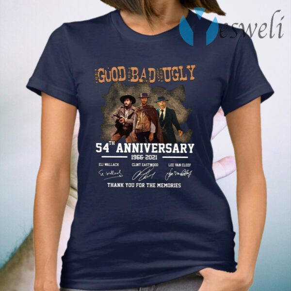 The Good The Bad The Ugly 55th Anniversary Thank You For The Memories T-Shirt