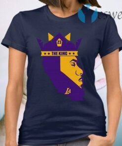 The King Los Angeles Lakers 23 Lebron James T-Shirt