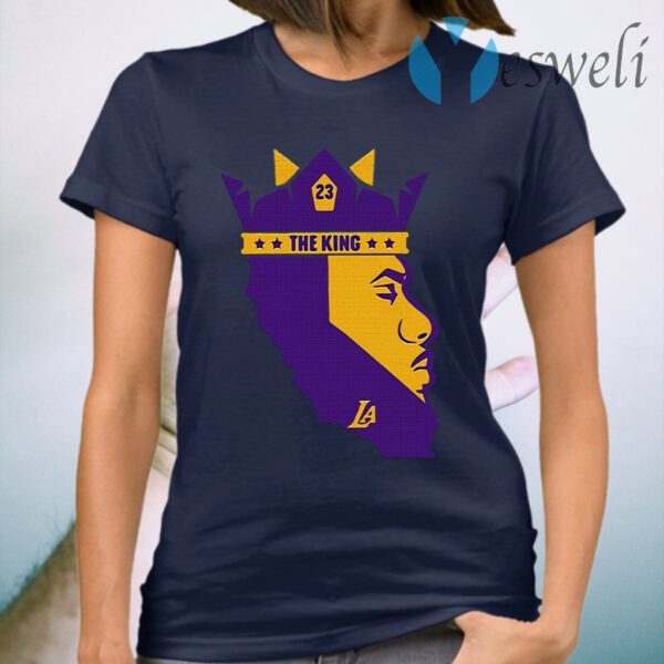 The King Los Angeles Lakers 23 Lebron James T-Shirt