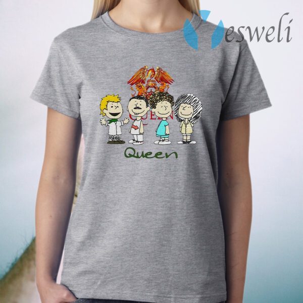 The Peanuts characters Queen T-Shirt