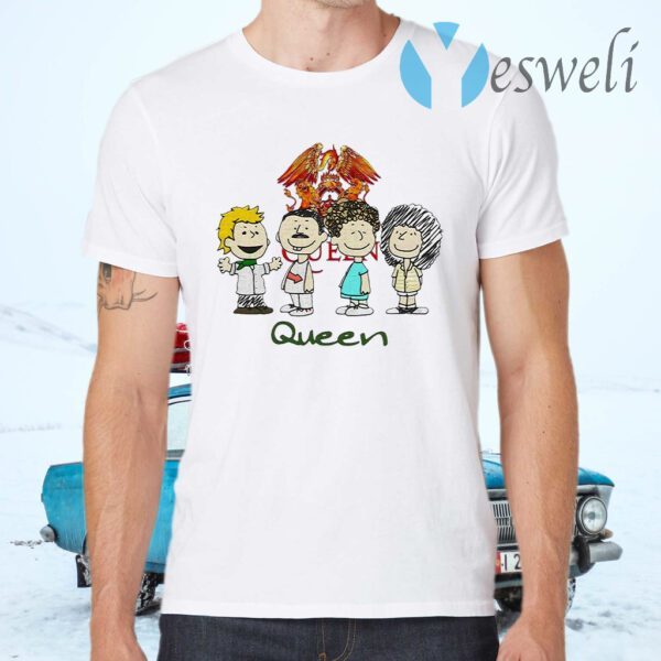 The Peanuts characters Queen T-Shirts