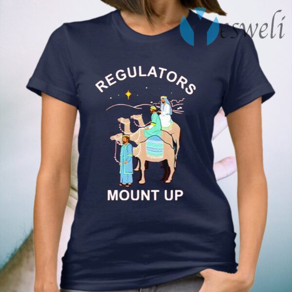 Three King Regulators Mount Up Christmas T-Shirt