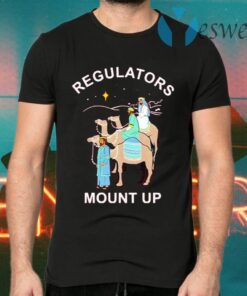 Three King Regulators Mount Up Christmas T-Shirts