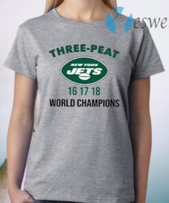 Three Peat New York Jets Champions T-Shirt